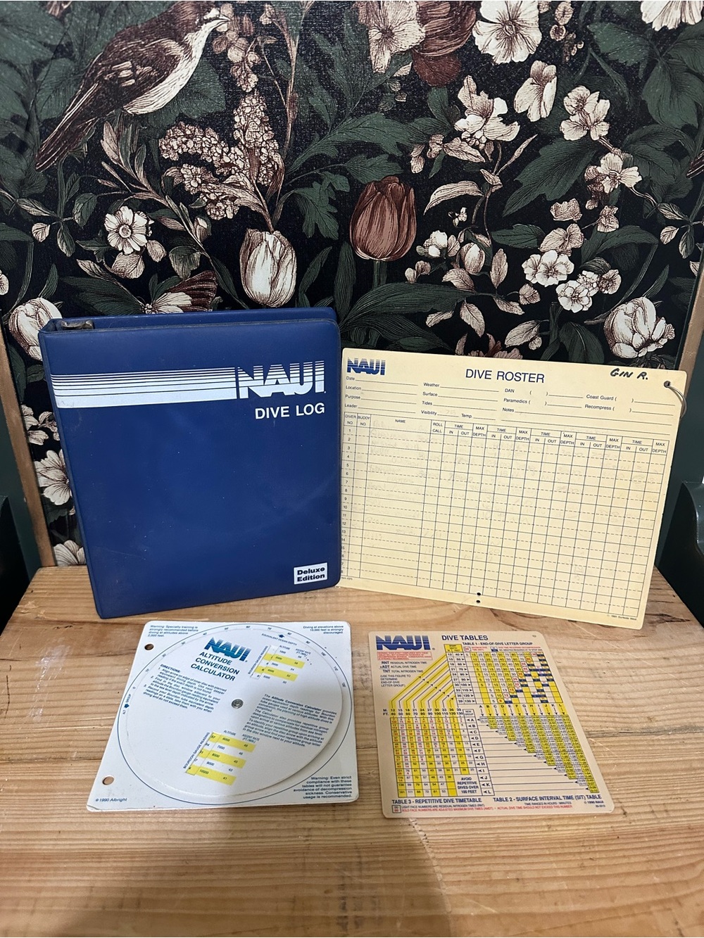 RARE VINTAGE 1980S NAUI Diving Log Book & Diver Training Record